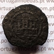 Ceitil Cobre de D. Afonso V (1438 -1481), Ceitil (1/6 Real Branco) Tipologia do catálogo F. Magro 9º Grupo - A5.9.12.25