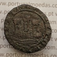 Ceitil Cobre de D. Afonso V (1438 -1481), Ceitil (1/6 Real Branco) Tipologia do catálogo F. Magro 8º Grupo - uma só ligação