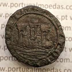 Ceitil Cobre de D. Afonso V (1438 -1481), Ceitil (1/6 Real Branco) Tipologia do catálogo F. Magro 8º Grupo - uma só ligação