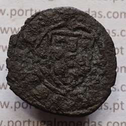 Ceitil Cobre de D. Afonso V (1438 -1481), Ceitil (1/6 Real Branco) Tipologia do catálogo F. Magro 9º Grupo - A5.9.1.1