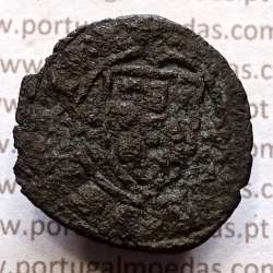 Ceitil Cobre de D. Afonso V (1438 -1481), Ceitil (1/6 Real Branco) Tipologia do catálogo F. Magro 9º Grupo - A5.9.1.1