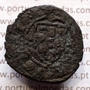 Ceitil Cobre de D. Afonso V (1438 -1481), Ceitil (1/6 Real Branco) Tipologia do catálogo F. Magro 9º Grupo - A5.9.1.1