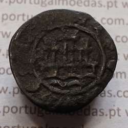 Ceitil Cobre de D. Afonso V (1438 -1481), Ceitil (1/6 Real Branco) Tipologia do catálogo F. Magro 9º Grupo - A5.9.2.1
