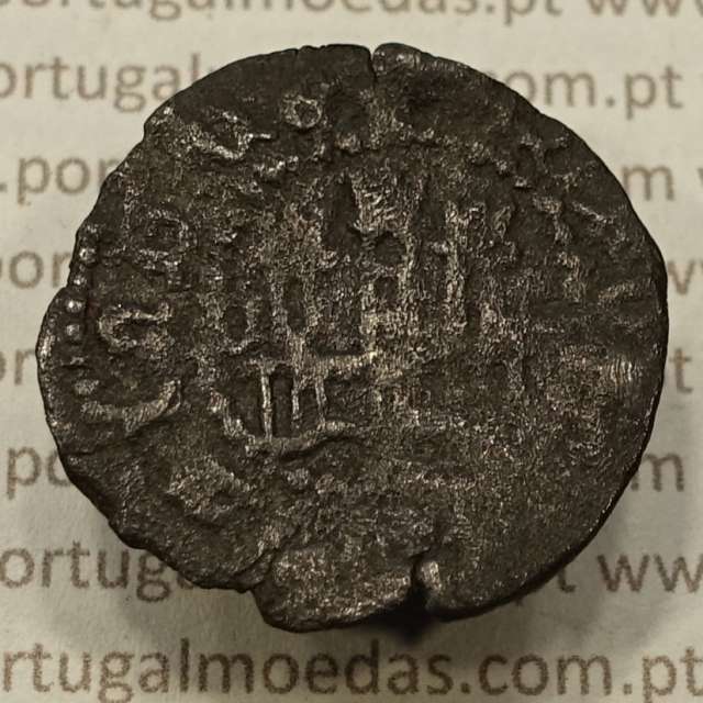 Ceitil Cobre de D. Afonso V (1438 -1481), Ceitil (1/6 Real Branco) Tipologia do catálogo F. Magro 9º Grupo - A5.9.2.5