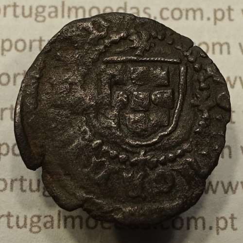 Ceitil Cobre de D. Afonso V (1438 -1481), Ceitil (1/6 Real Branco) Tipologia do catálogo F. Magro 9º Grupo - A5.9.2.5