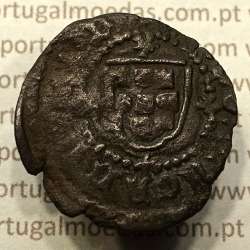 Ceitil Cobre de D. Afonso V (1438 -1481), Ceitil (1/6 Real Branco) Tipologia do catálogo F. Magro 9º Grupo - A5.9.2.5