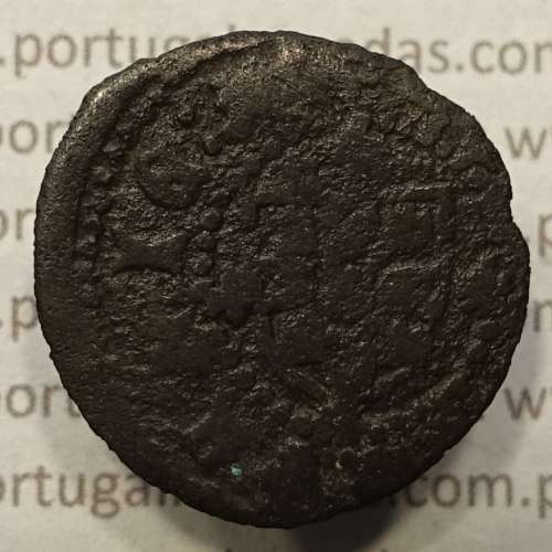 Ceitil Cobre de D. Afonso V (1438 -1481), Ceitil (1/6 Real Branco) Tipologia do catálogo F. Magro 9º Grupo - A5.9.2.5