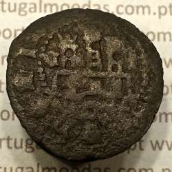 Ceitil Cobre de D. Afonso V (1438 -1481), Ceitil (1/6 Real Branco) Tipologia do catálogo F. Magro 9º Grupo - A5.9.2.5