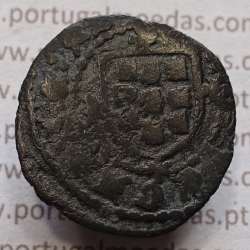 Ceitil Cobre de D. Afonso V (1438 -1481), Ceitil (1/6 Real Branco) Tipologia do catálogo F. Magro 9º Grupo - A5.9.2.5 variante ?