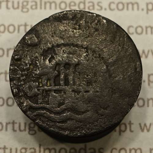 Ceitil Cobre de D. Afonso V (1438 -1481), Ceitil (1/6 Real Branco) Tipologia do catálogo F. Magro 9º Grupo - A5.9.2.10