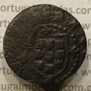 Ceitil Cobre de D. Afonso V (1438 -1481), Ceitil (1/6 Real Branco) Tipologia do catálogo F. Magro 9º Grupo - A5.9.2.10