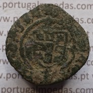 Ceitil Cobre de D. Afonso V (1438 -1481), Ceitil (1/6 Real Branco) Tipologia do catálogo F. Magro 9º Grupo - A5.9.2.17