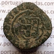 Ceitil Cobre de D. Afonso V (1438 -1481), Ceitil (1/6 Real Branco) Tipologia do catálogo F. Magro 9º Grupo - A5.9.2.17