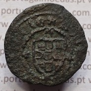 Ceitil Cobre de D. Afonso V (1438 -1481), Ceitil (1/6 Real Branco) Tipologia do catálogo F. Magro 9º Grupo - A5.9.2.23