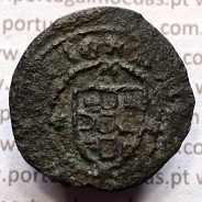 Ceitil Cobre de D. Afonso V (1438 -1481), Ceitil (1/6 Real Branco) Tipologia do catálogo F. Magro 9º Grupo - A5.9.2.23