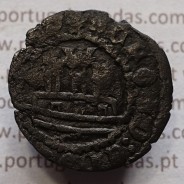 Ceitil Cobre de D. Afonso V (1438 -1481), Ceitil (1/6 Real Branco) Tipologia do catálogo F. Magro 9º Grupo - A5.9.2.33