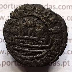 Ceitil Cobre de D. Afonso V (1438 -1481), Ceitil (1/6 Real Branco) Tipologia do catálogo F. Magro 9º Grupo - A5.9.2.33