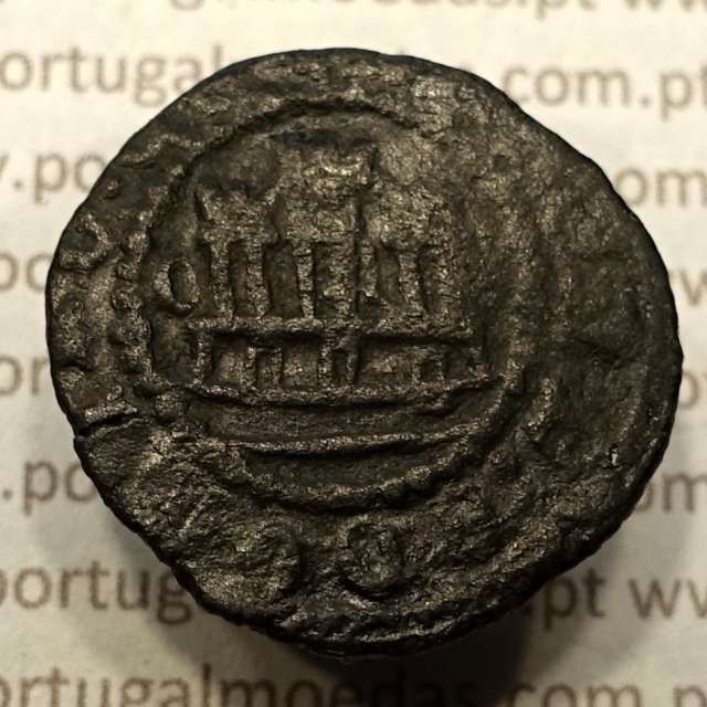 Ceitil Cobre de D. Afonso V (1438 -1481), Ceitil (1/6 Real Branco) Tipologia do catálogo F. Magro 9º Grupo - A5.9.2.34