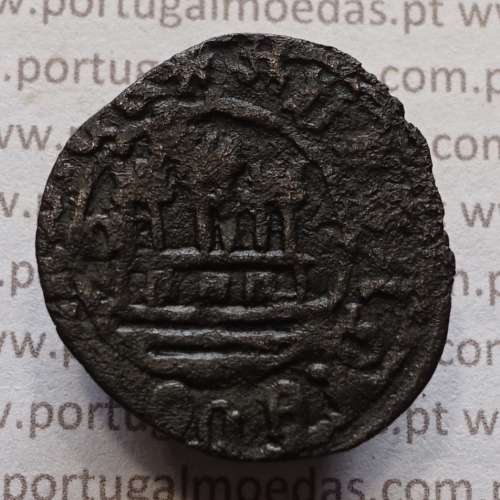 Ceitil Cobre de D. Afonso V (1438 -1481), Ceitil (1/6 Real Branco) Tipologia do catálogo F. Magro 9º Grupo - A5.9.2.35