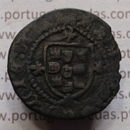 Ceitil Cobre de D. Afonso V (1438 -1481), Ceitil (1/6 Real Branco) Tipologia do catálogo F. Magro 9º Grupo - Não Catalogada