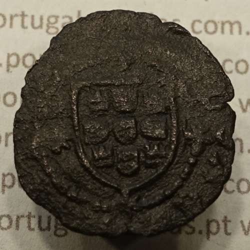 Ceitil Cobre de D. Afonso V (1438 -1481), Ceitil (1/6 Real Branco) Tipologia do catálogo F. Magro 9º Grupo - A5.9.2.8