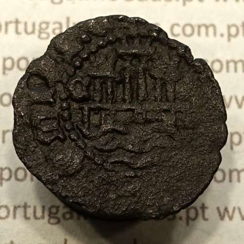 Ceitil Cobre de D. Afonso V (1438 -1481), Ceitil (1/6 Real Branco) Tipologia do catálogo F. Magro 9º Grupo - A5.9.2.8