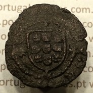 Ceitil Cobre de D. Afonso V (1438 -1481), Ceitil (1/6 Real Branco) Tipologia do catálogo F. Magro 9º Grupo - A5.9.2.8