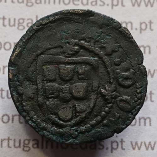 Ceitil Cobre de D. Afonso V (1438 -1481), Ceitil (1/6 Real Branco) Tipologia do catálogo F. Magro 9º Grupo - A5.9.12.9