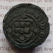 Ceitil Cobre de D. Afonso V (1438 -1481), Ceitil (1/6 Real Branco) Tipologia do catálogo F. Magro 9º Grupo - A5.9.12.9