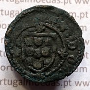 Ceitil Cobre de D. Afonso V (1438 -1481), Ceitil (1/6 Real Branco) Tipologia do catálogo F. Magro 9º Grupo - A5.9.12.9