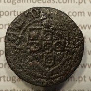 Ceitil Cobre de D. Afonso V (1438 -1481), Ceitil (1/6 Real Branco) Tipologia do catálogo F. Magro 5º Grupo - A5.5.3.1