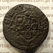 Ceitil Cobre de D. Afonso V (1438 -1481), Ceitil (1/6 Real Branco) Tipologia do catálogo F. Magro 5º Grupo - A5.5.3.1