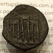 Ceitil Cobre de D. Afonso V (1438 -1481), Ceitil (1/6 Real Branco) Tipologia do catálogo F. Magro 5º Grupo - A5.5.4.1