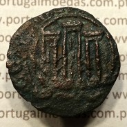 Ceitil Cobre de D. Afonso V (1438 -1481), Ceitil (1/6 Real Branco) Tipologia do catálogo F. Magro 5º Grupo - A5.5.4.3