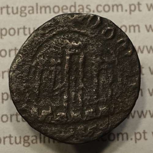 Ceitil Cobre de D. Afonso V (1438 -1481), Ceitil (1/6 Real Branco) Tipologia do catálogo F. Magro 5º Grupo - A5.5.4.3