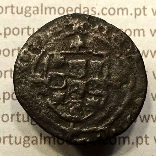 Ceitil Cobre de D. Afonso V (1438 -1481), Ceitil (1/6 Real Branco) Tipologia do catálogo F. Magro 5º Grupo - A5.5.4.3