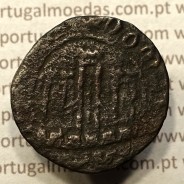 Ceitil Cobre de D. Afonso V (1438 -1481), Ceitil (1/6 Real Branco) Tipologia do catálogo F. Magro 5º Grupo - A5.5.4.3