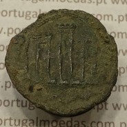 Ceitil Cobre de D. Afonso V (1438 -1481), Ceitil (1/6 Real Branco) Tipologia do catálogo F. Magro 5º Grupo - Não catalogado