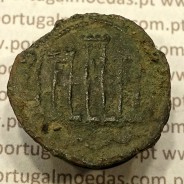 Ceitil Cobre de D. Afonso V (1438 -1481), Ceitil (1/6 Real Branco) Tipologia do catálogo F. Magro 5º Grupo - Não catalogado