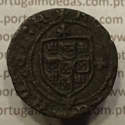 Ceitil Cobre de D. Afonso V (1438 -1481), Ceitil (1/6 Real Branco) Tipologia do catálogo F. Magro 5º Grupo - Não catalogado