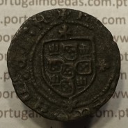 Ceitil Cobre de D. Afonso V (1438 -1481), Ceitil (1/6 Real Branco) Tipologia do catálogo F. Magro 5º Grupo - Não catalogado