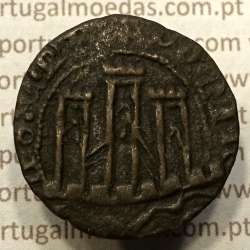 Ceitil Cobre de D. Afonso V (1438 -1481), Ceitil (1/6 Real Branco) Tipologia do catálogo F. Magro 5º Grupo - Não catalogado