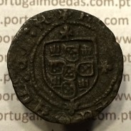Ceitil Cobre de D. Afonso V (1438 -1481), Ceitil (1/6 Real Branco) Tipologia do catálogo F. Magro 5º Grupo - Não catalogado