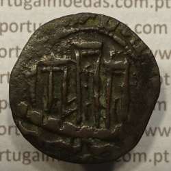 Ceitil Cobre de D. Afonso V (1438 -1481), Ceitil (1/6 Real Branco) Tipologia do catálogo F. Magro 5º Grupo - Não catalogado