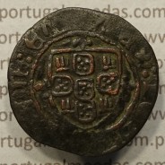 Ceitil Cobre de D. Afonso V (1438 -1481), Ceitil (1/6 Real Branco) Tipologia do catálogo F. Magro 5º Grupo - Não catalogado