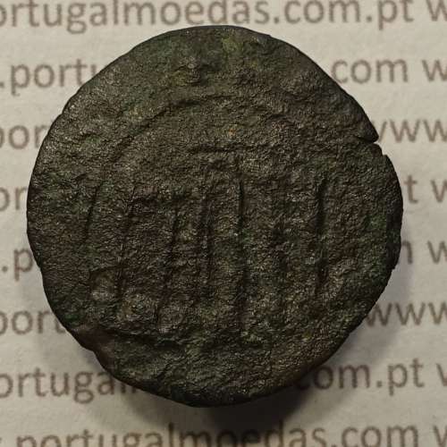 Ceitil Cobre de D. Afonso V (1438 -1481), Ceitil (1/6 Real Branco) Tipologia do catálogo F. Magro 5º Grupo - Não catalogado