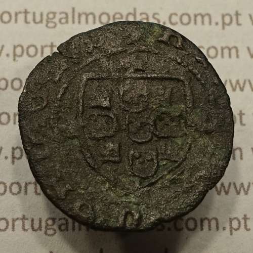 Ceitil Cobre de D. Afonso V (1438 -1481), Ceitil (1/6 Real Branco) Tipologia do catálogo F. Magro 5º Grupo - Não catalogado
