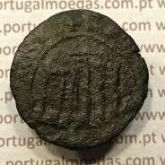 Ceitil Cobre de D. Afonso V (1438 -1481), Ceitil (1/6 Real Branco) Tipologia do catálogo F. Magro 5º Grupo - Não catalogado