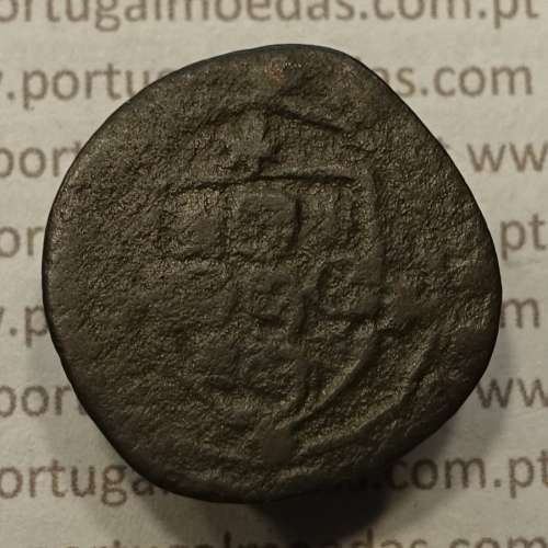 Ceitil Cobre de D. Afonso V (1438 -1481), Ceitil (1/6 Real Branco) Tipologia do catálogo F. Magro 5º Grupo - Não catalogado