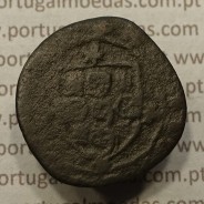Ceitil Cobre de D. Afonso V (1438 -1481), Ceitil (1/6 Real Branco) Tipologia do catálogo F. Magro 5º Grupo - Não catalogado
